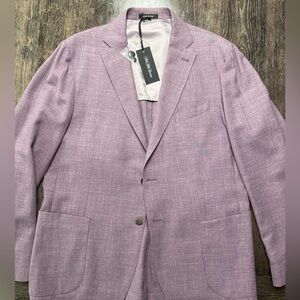 Saks Fifth Avenue Loro Piana Lavender Blazer Made in Italy